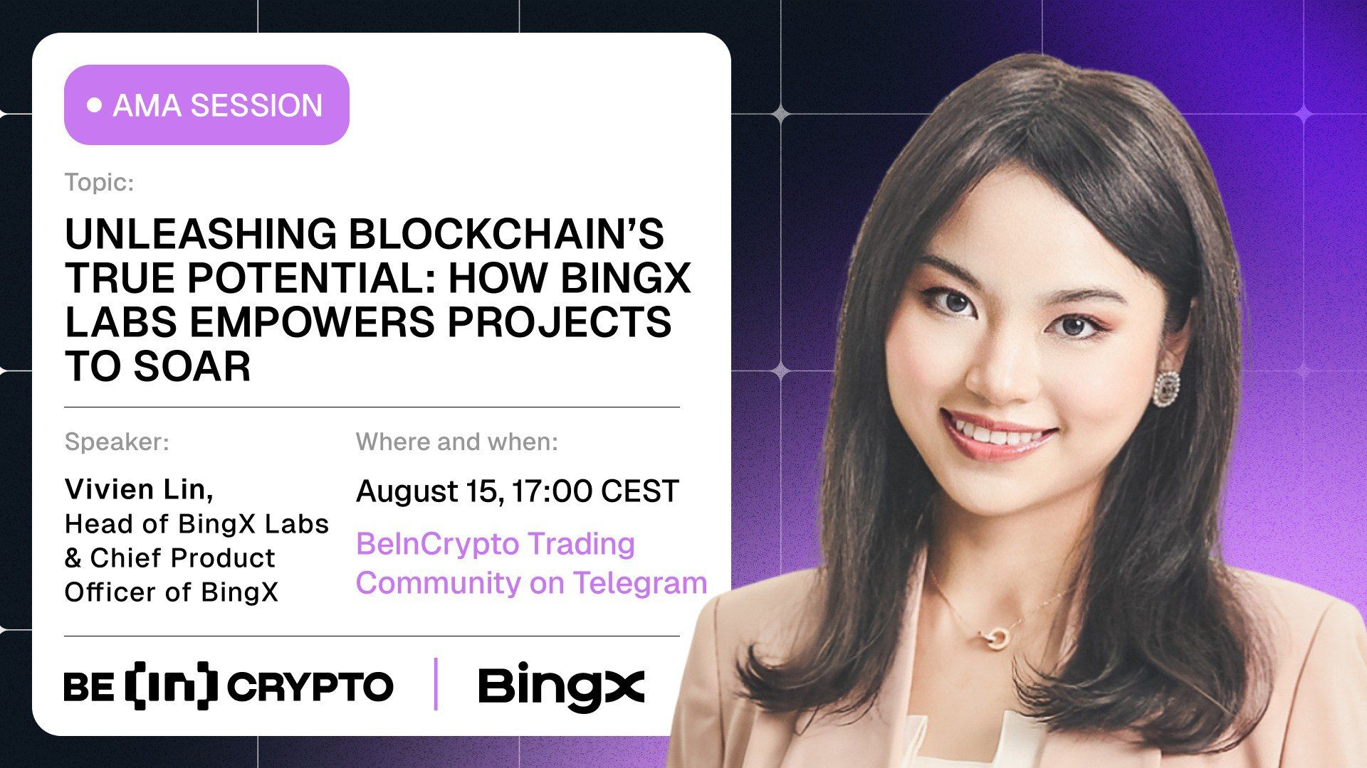 BingX X BeInCrypto AMA Session